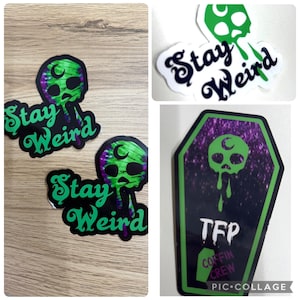 Funeral Portrait Stickers