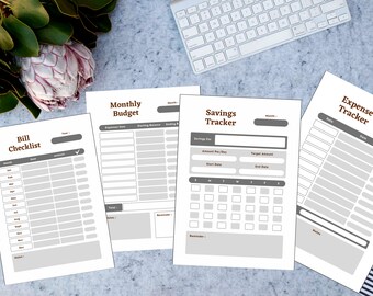 Savings Planner Printable, Expense Tracker, Finance Planner, Budget Planner, Debt Payment Tracker, Planner Insert, A4