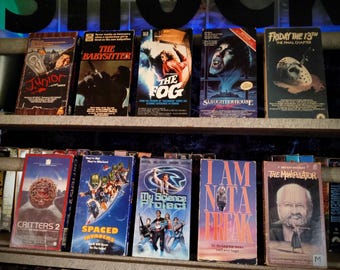 VHS -Horror, Sci-fi, Classic Movies -TESTED -Listing 1 of 4 <Choose 1 or More between all 4 VHS Listings>