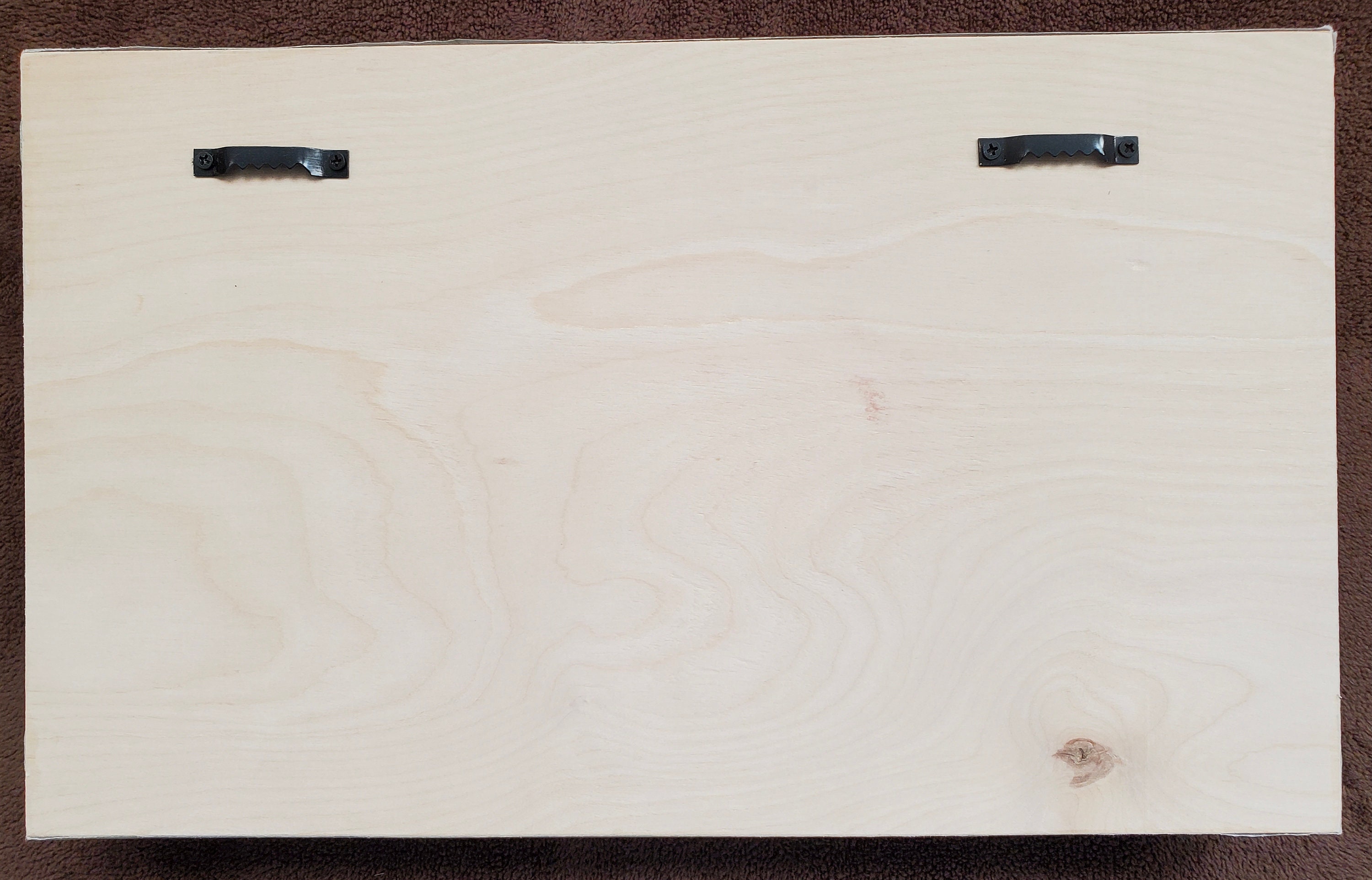 Wall Mount Key Holder / Hanger / Rack / Organizer Orange Poppies for