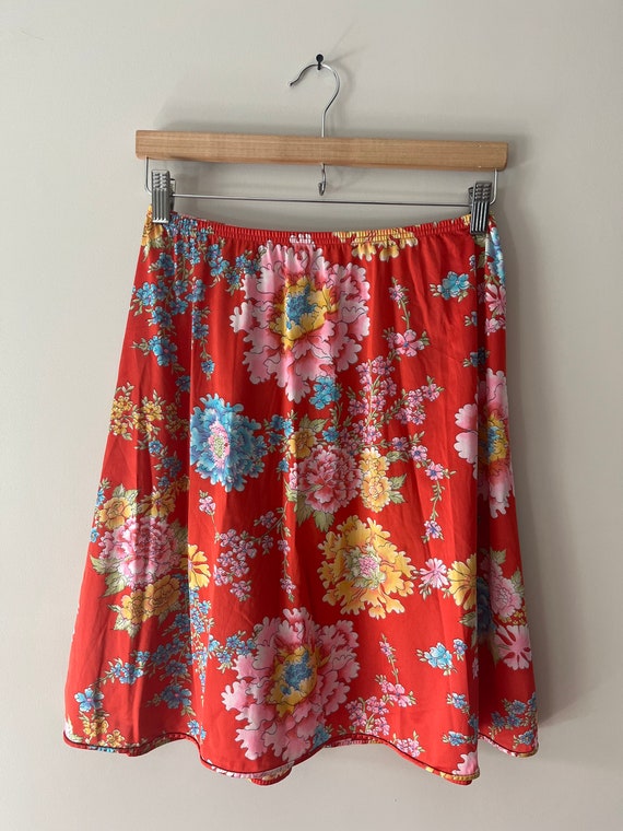 VTG 1960s floral slip/skirt - image 1