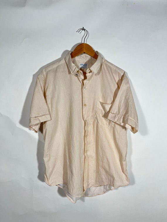 VTG 60s snap collar shirt - image 1