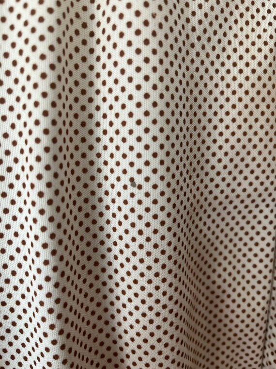 VTG 1960s polka dot shirt - image 4