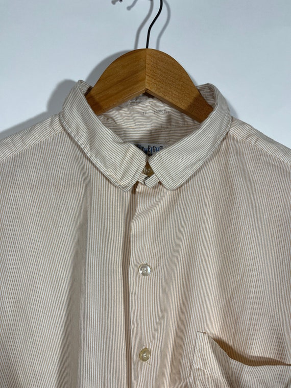 VTG 60s snap collar shirt - image 3