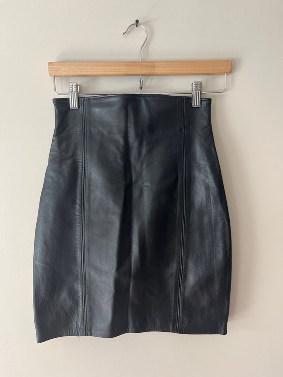 VTG 80s/90s Firenze leather skirt