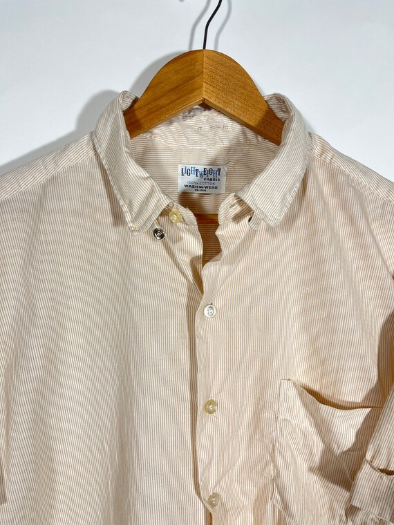 VTG 60s snap collar shirt - image 4