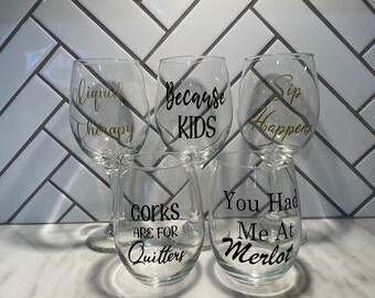 Funny Wine glasses