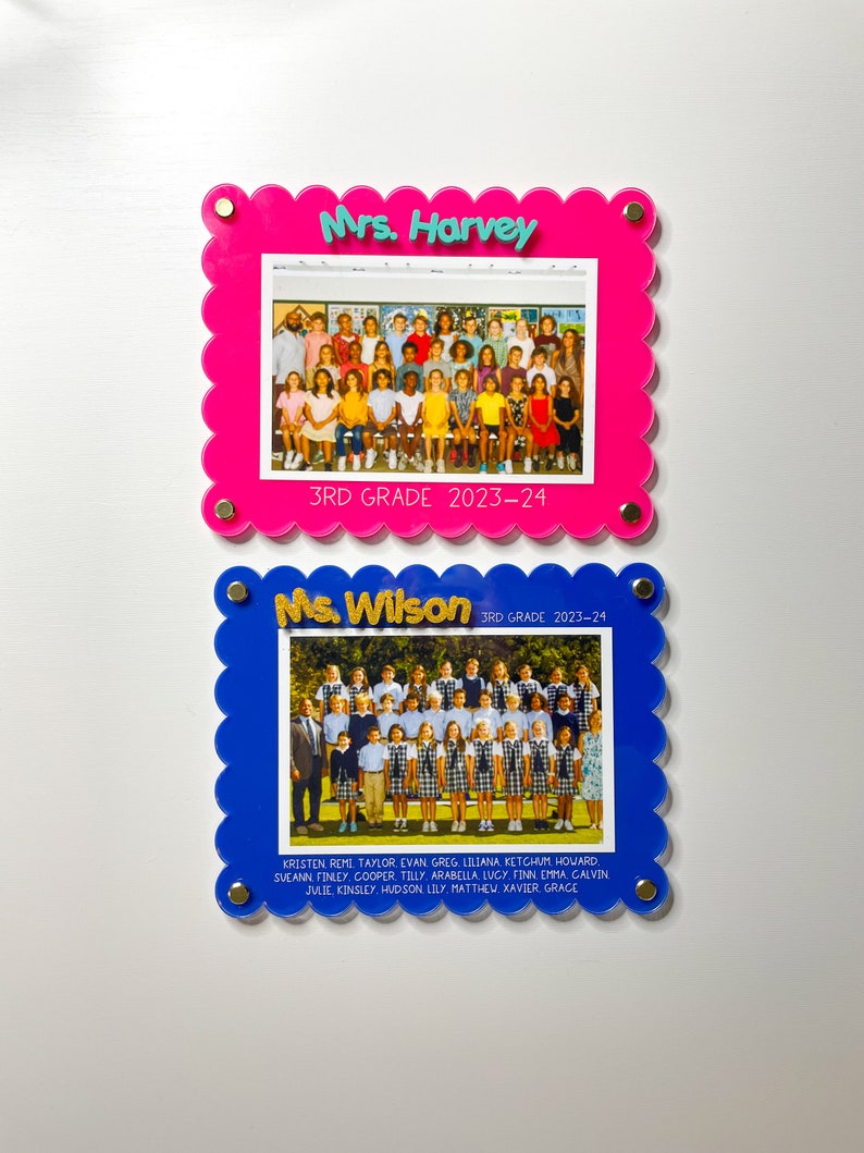 TEACHER APPRECIATION FRAME - End of Year Keepsake Photo Class Picture ...