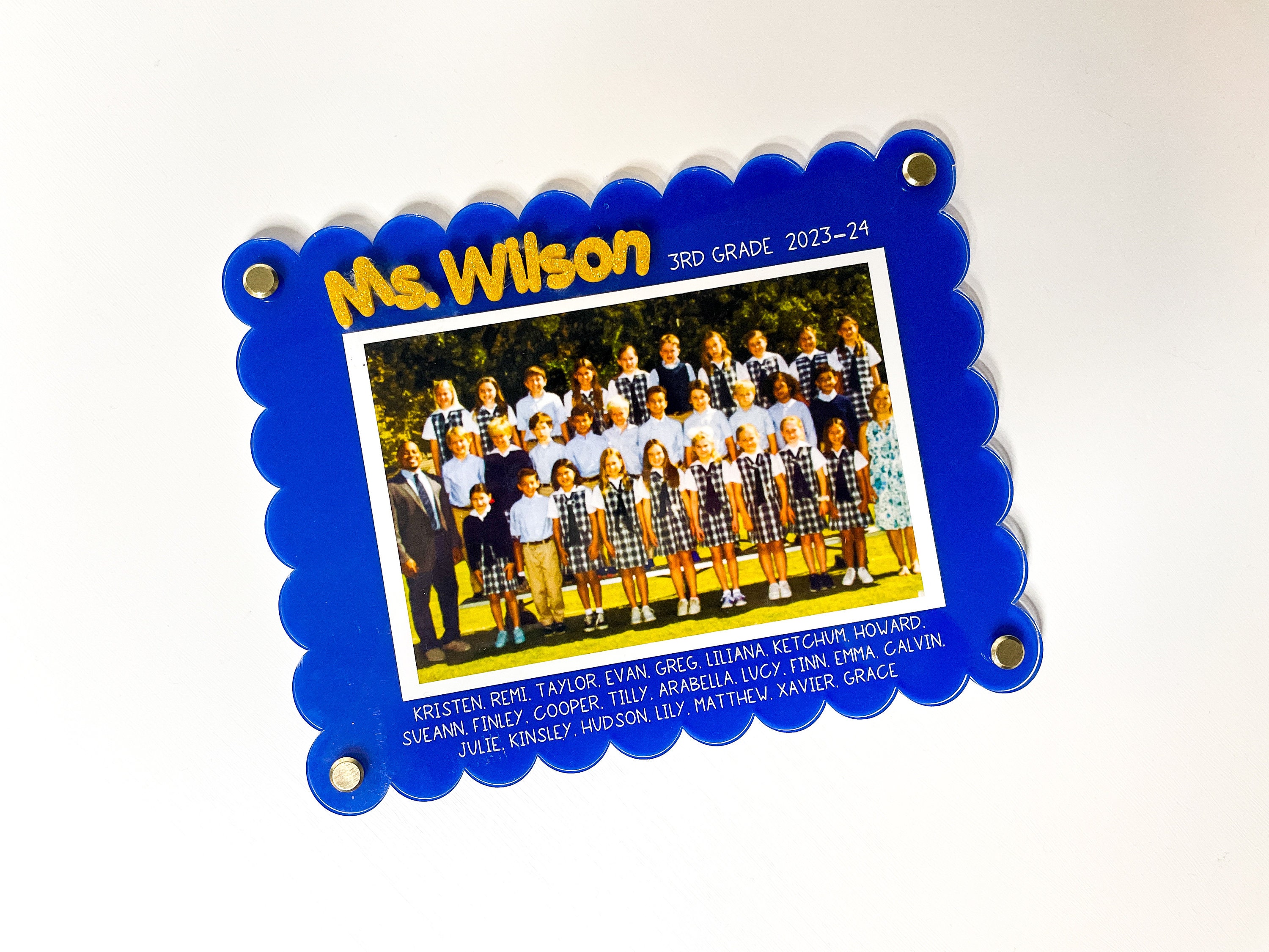 TEACHER APPRECIATION FRAME - End of Year Keepsake Photo Class Picture ...