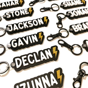 Lightning Bolt Keychain - Etsy Lightning Bolt Keychain - Etsy