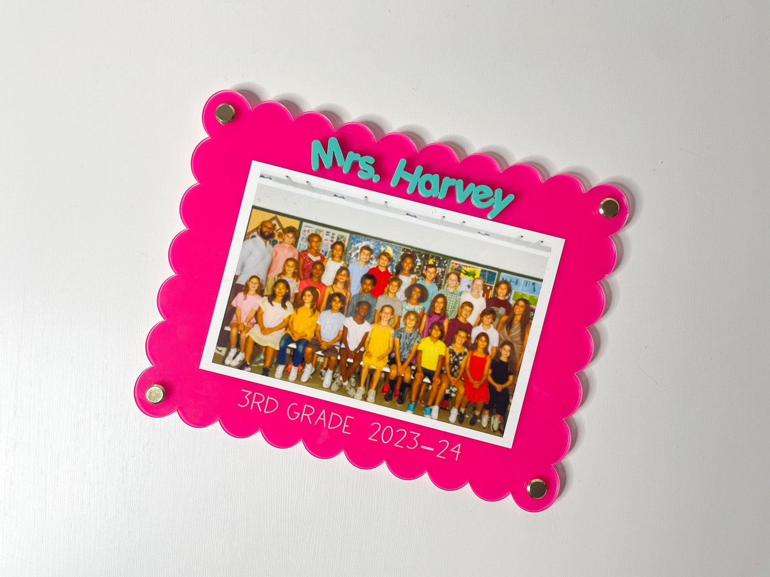 TEACHER APPRECIATION FRAME - End of Year Keepsake Photo Class Picture ...