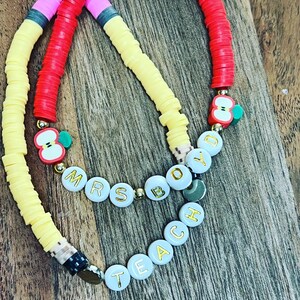 Teacher Appreciation bracelet stack