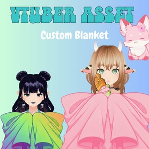 Custom Cozy Blanket Vtuber Asset | Vtuber Prop | Stream Prop| Instant Download | Hoodie | Stylish Digital Accessories | PNG