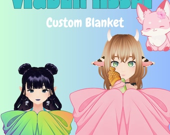 Custom Cozy Blanket Vtuber Asset | Vtuber Prop | Stream Prop| Instant Download | Hoodie | Stylish Digital Accessories | PNG