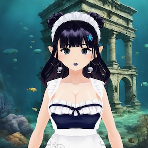 Shark Vtuber Model With Three Outfits Ready to Use | Cute Pre-Made 3D Vroid VRM model for Streaming/Vtuber