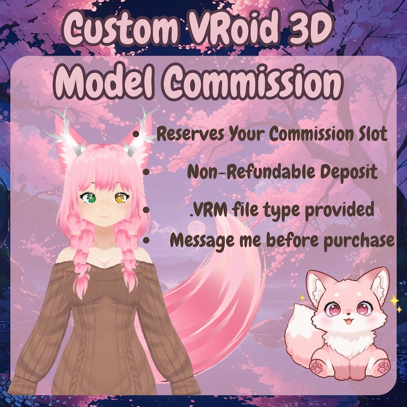 Custom Vrm Models - Etsy