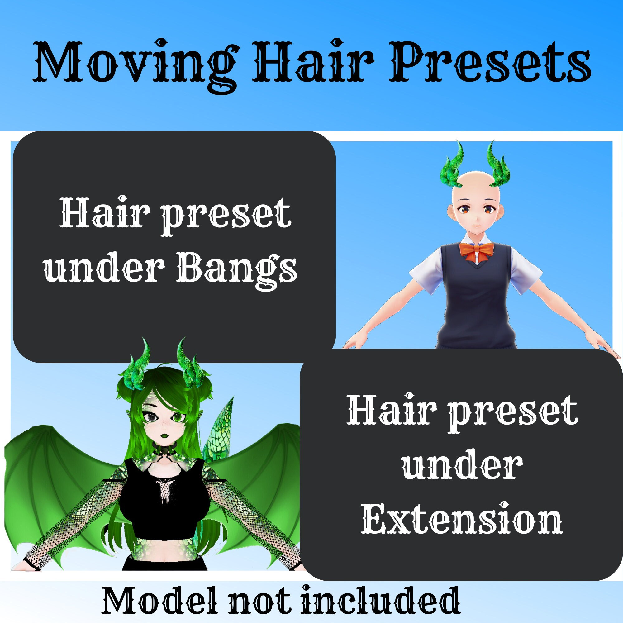 Low Pigtail Hair Extension (white) - Roblox