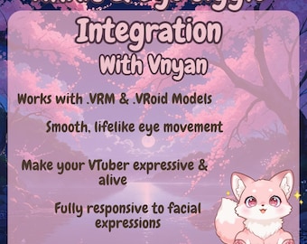 VTuber Eye Jiggle + ARKit Tracking Setup Service | Smooth, Realistic Facial Tracking for Your Model With Vnyan