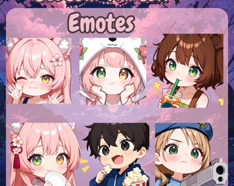 Custom Twitch Emotes | Personalized Streamer Emote Commissions – Twitch, YouTube, Discord, Kick