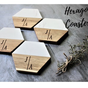 Minimalist Personalized Marble & Wood Charcuterie Cheese Serving Board For Bridal Shower Wedding Engagement Birthday Thank You Housewarming image 5