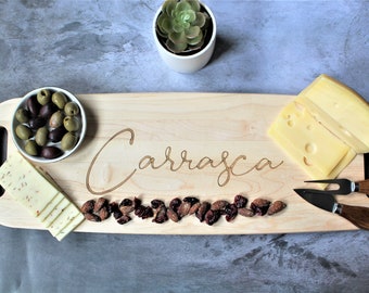 Personalized Serving Cutting Charcuterie Board for Wedding, Bridal Shower, Engagement, Housewarming Gift