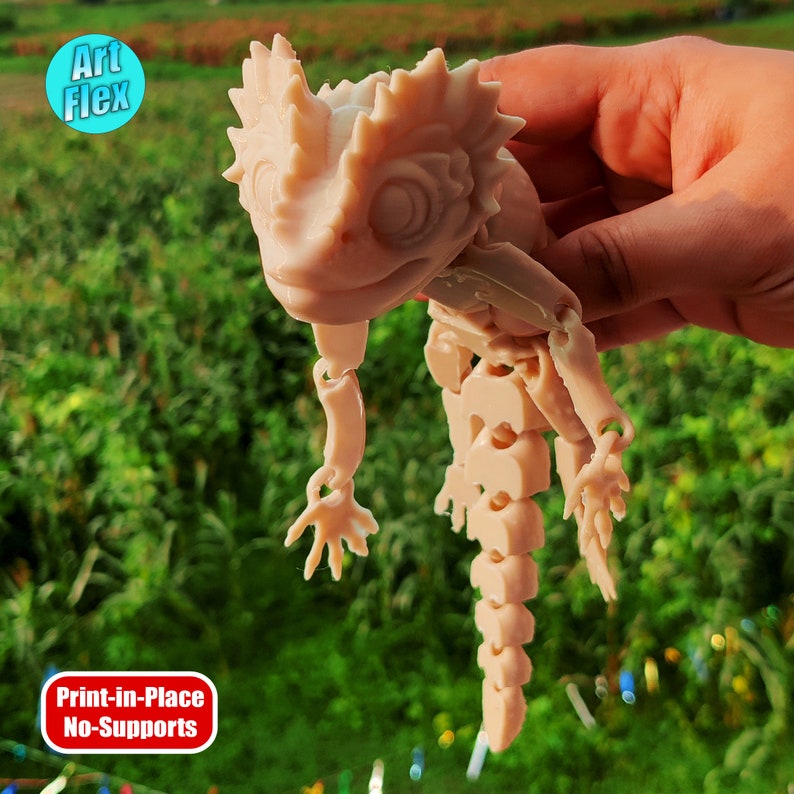 Cute-lizard-stl-articulated-digital-file-for-3d-printer - Etsy UK