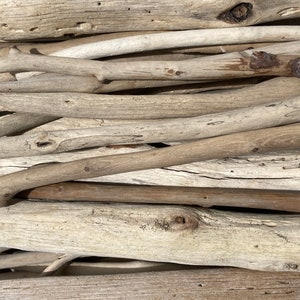 Bundle of  6”-12” long California Coast Driftwood, bulk driftwood for DIY crafts macramé Driftwood
