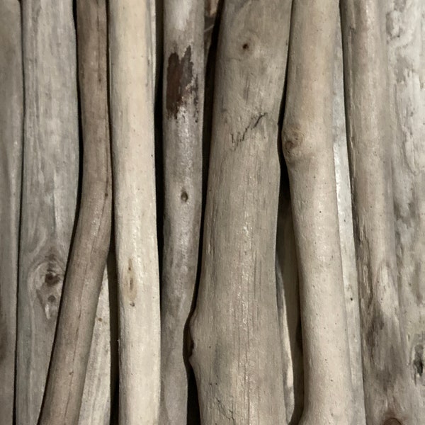 Bundle of 8+ (17”-20” long) California Coast Driftwood, bulk drift wood DIY craft beach wedding decor macramé