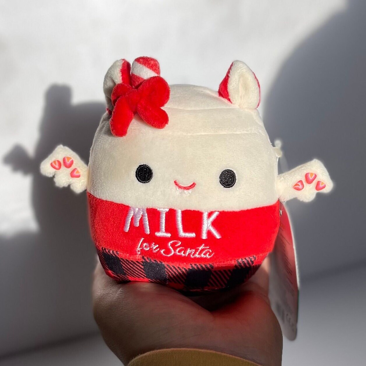 Custom Milk for Santa Bat Squishmallow Animal Plush Toy