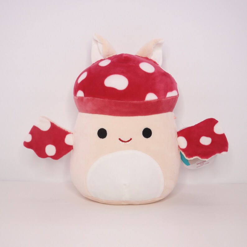 Custom Mushroom Bat Squishmallow Malcolm the Mushroom Bat Etsy