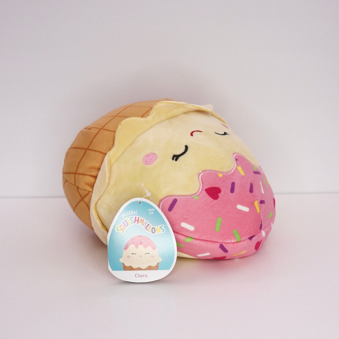 Rare Squishmallows Clara the Ice Cream Cone Collectible Animal Etsy