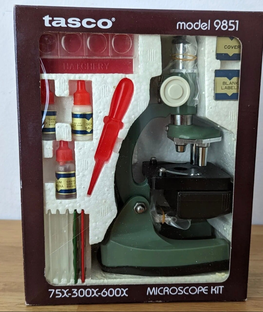 TASCO 9851 Private Eye Microscope Kit 600X Japan Complete in Etsy