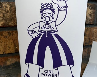 Girl Power Frida Card