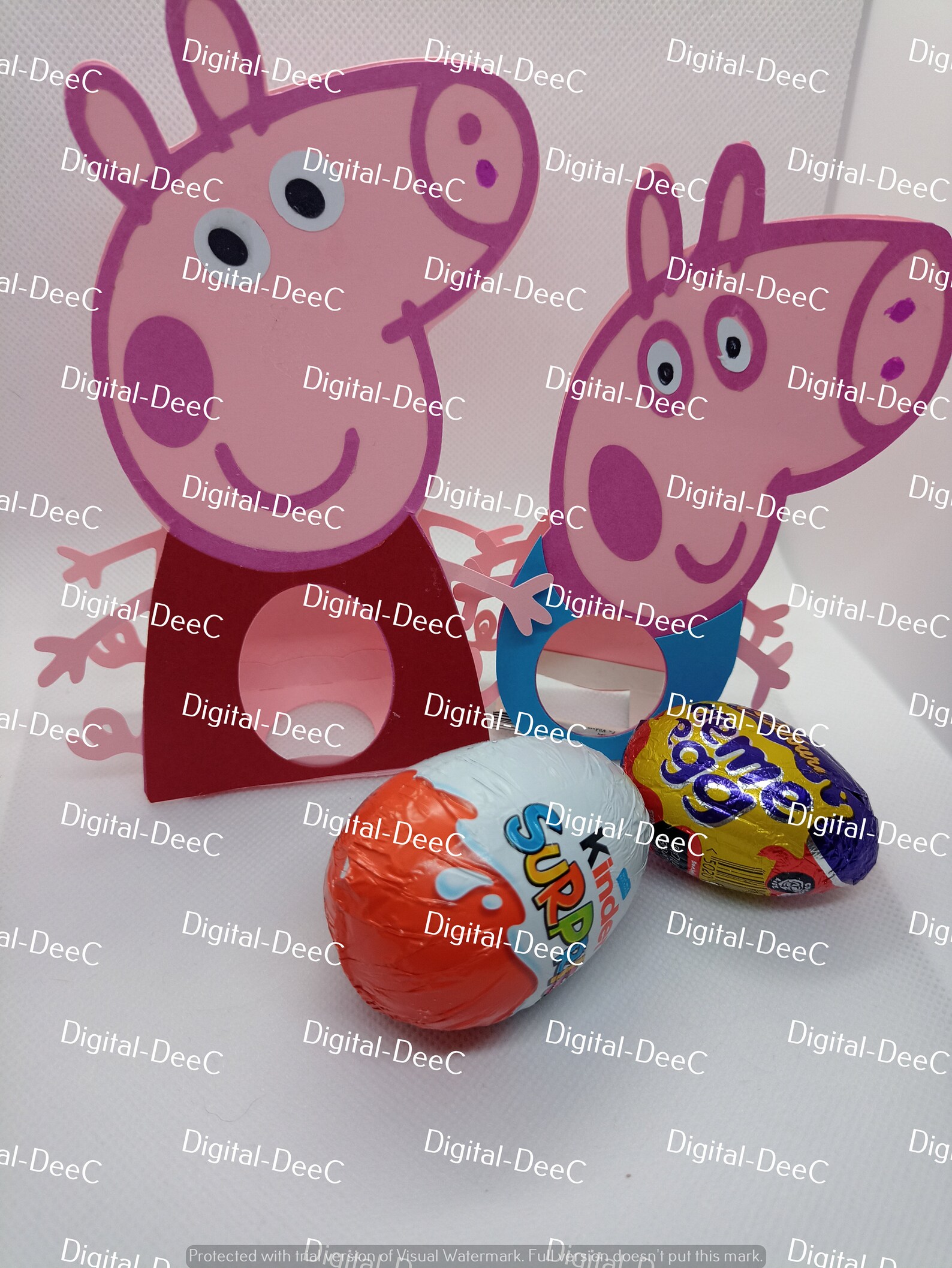 Peppa Pig Egg Holder Cadbury Egg Kinder Egg. Bundle SVG Etsy Singapore