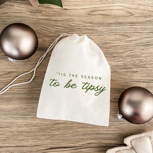 Tis The Season To Be Tipsy - Christmas Party Favor - Christmas Hangover Kit - Holiday Party Favor Bag - Got Too Lit Kit - Holiday Treat Bag