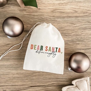 Dear Santa, Define Naughty - Christmas Party Favor - Christmas Hangover Kit - Holiday Party Favor Bag - Got Too Lit Kit - Holiday Treat Bag