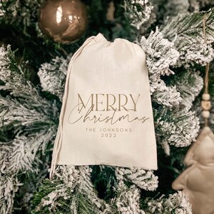 Modern Merry Christmas Favor Bag - Christmas Party Favor - Christmas Hangover Kit - Holiday Party Favor - Work Party - Holiday Treat Bag
