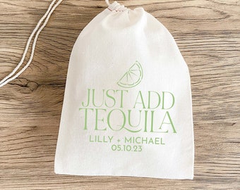 Trousse de cadeaux de tequila - Fiesta Siesta Tequila - Sacs du kit gueule de bois - Kit de survie Mexique - Pochettes de bienvenue tequila - Cadeau de mariage Mexique