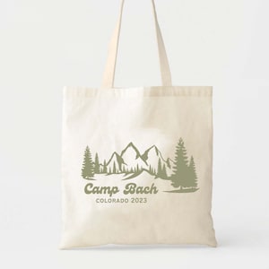 Camp Bachelorette - Mountain Bachelorette Tote - Camping Bachelorette Party - Last Trail Before the Veil - Troop Bachelorette - Hiking Bach