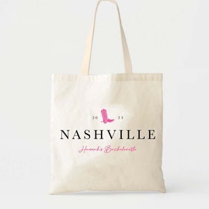 Nashville Cowboy Boot Tote - Brides Last Rodeo - Rodeo Bachelorette - Nashville Bachelorette Party - Cowgirl Bachelorette - Lets Go Girls