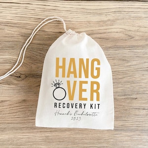 Ring Hangover Recovery Kit - Bachelorette Party - Bridesmaid Gift - Hangover Recovery Kit - Survival Kit - Custom Hangover Kit - Bride To Be