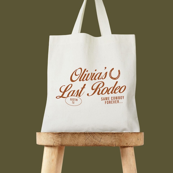 Brides Last Rodeo Tote - Rodeo Bachelorette Party - Brides Last Ride - Nashville Bachelorette Party - Cowgirl Bachelorette - Lets Go Girls