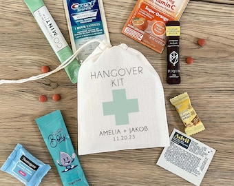 Hangover Kit - Junggesellinnenabschied - Hochzeitsgeschenktüten - Bachelorette Geschenktüten - Hangover Kit - Überlebenskit - Hangover Kit