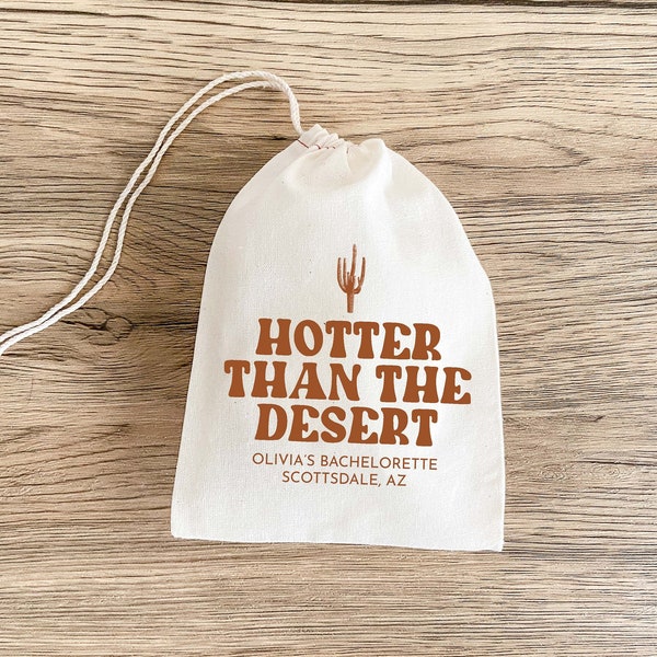 Hotter Than The Desert - Bachelorette Party - Hangover Kit - Scottsdale Bachelorette - Survival Kit - Desert Bachelorette - Cactus Gift Bags