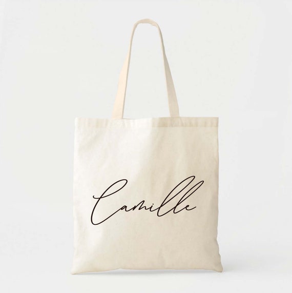 Name tote bags discount