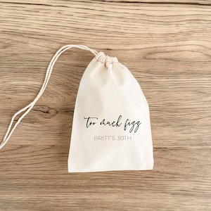Too Much Fizz - Bachelorette Party - Hangover Kit Bags - Bachelorette Gift - Hangover Recovery Kit - Survival Kit - Custom Hangover Kit