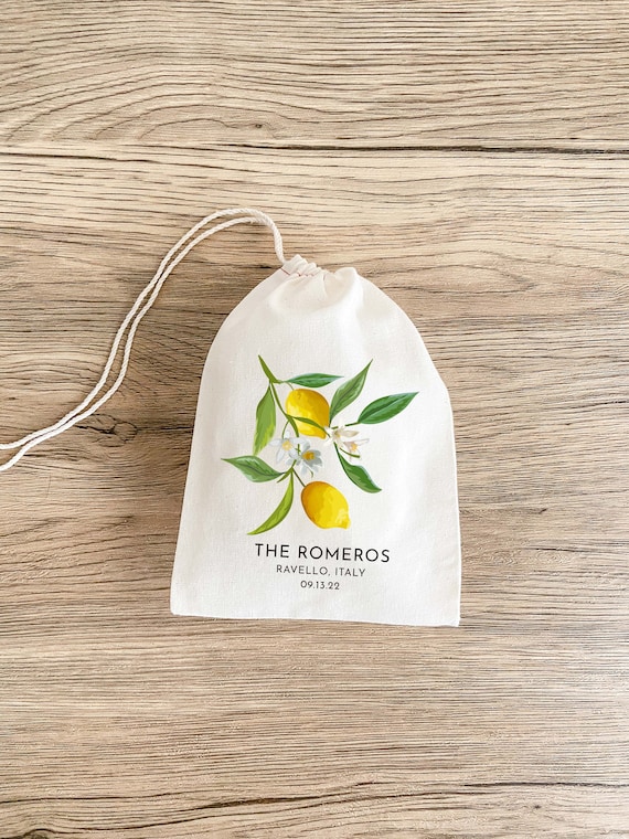 Italy Wedding Favor Bag Wedding Guest Favor Bags Italian Etsy
