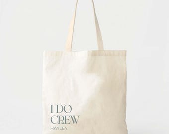 MakeThisMine Borsa tote personalizzata a spalla per damigelle