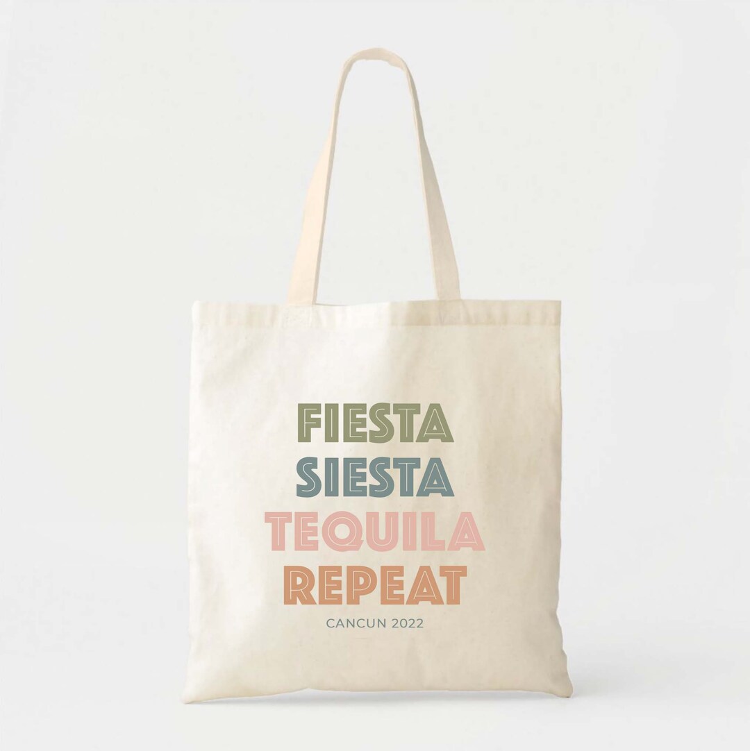 Mexico Welcome Tote - Wedding Welcome Bag - Custom Wedding Tote ...