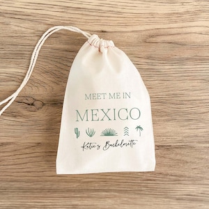 Mexico-bruiloft welkomsttasje - vrijgezellenfeest - katerkittassen - katerherstelkit - aangepast cadeau - Mexico-survivalkit - cadeauzakjes